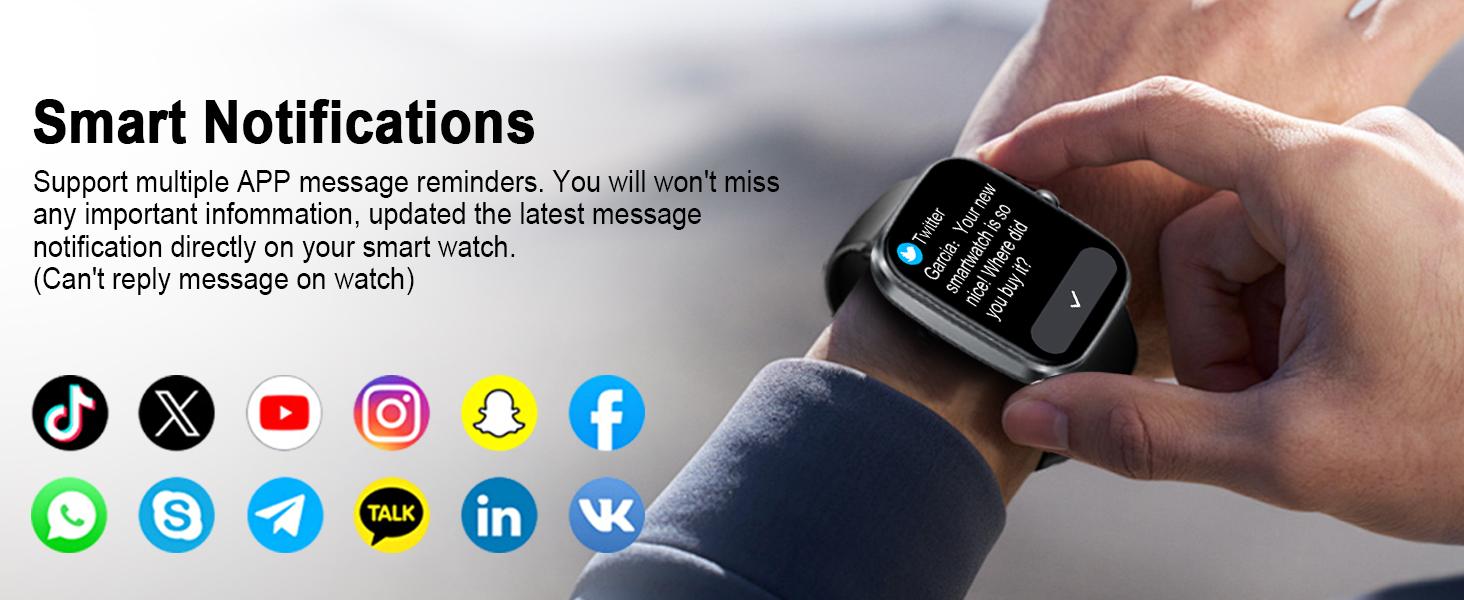 [Spring Deals] Tukio 2026 Smartwatch with AI ChatGPT Assistant 1.91-inch HD Display Heart Rate Monitoring Sleep Tracking Bluetooth Calling IP68 Water Resistance Compatible with Android and iOS,the Perfect Holiday Gift