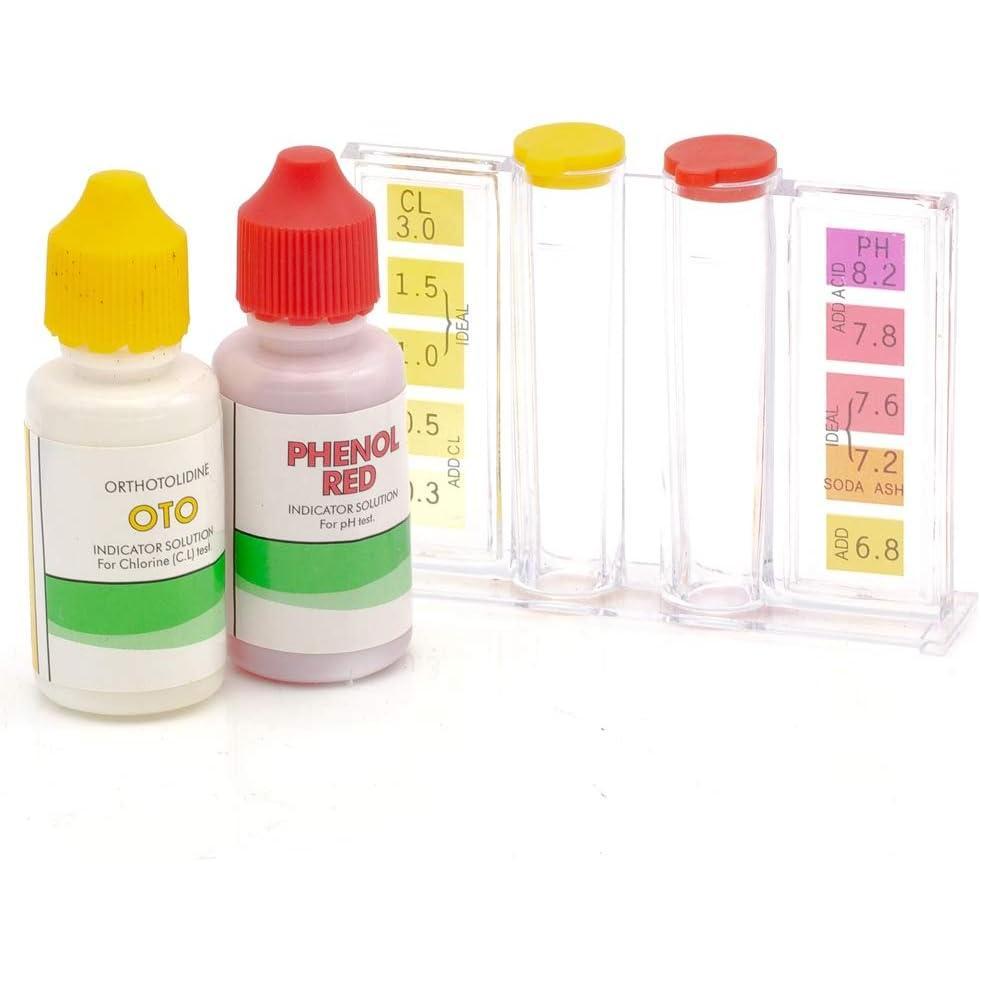 Swimming   Water  Test Kit for Chlorine and Ph Test (2 Way Test Kit)