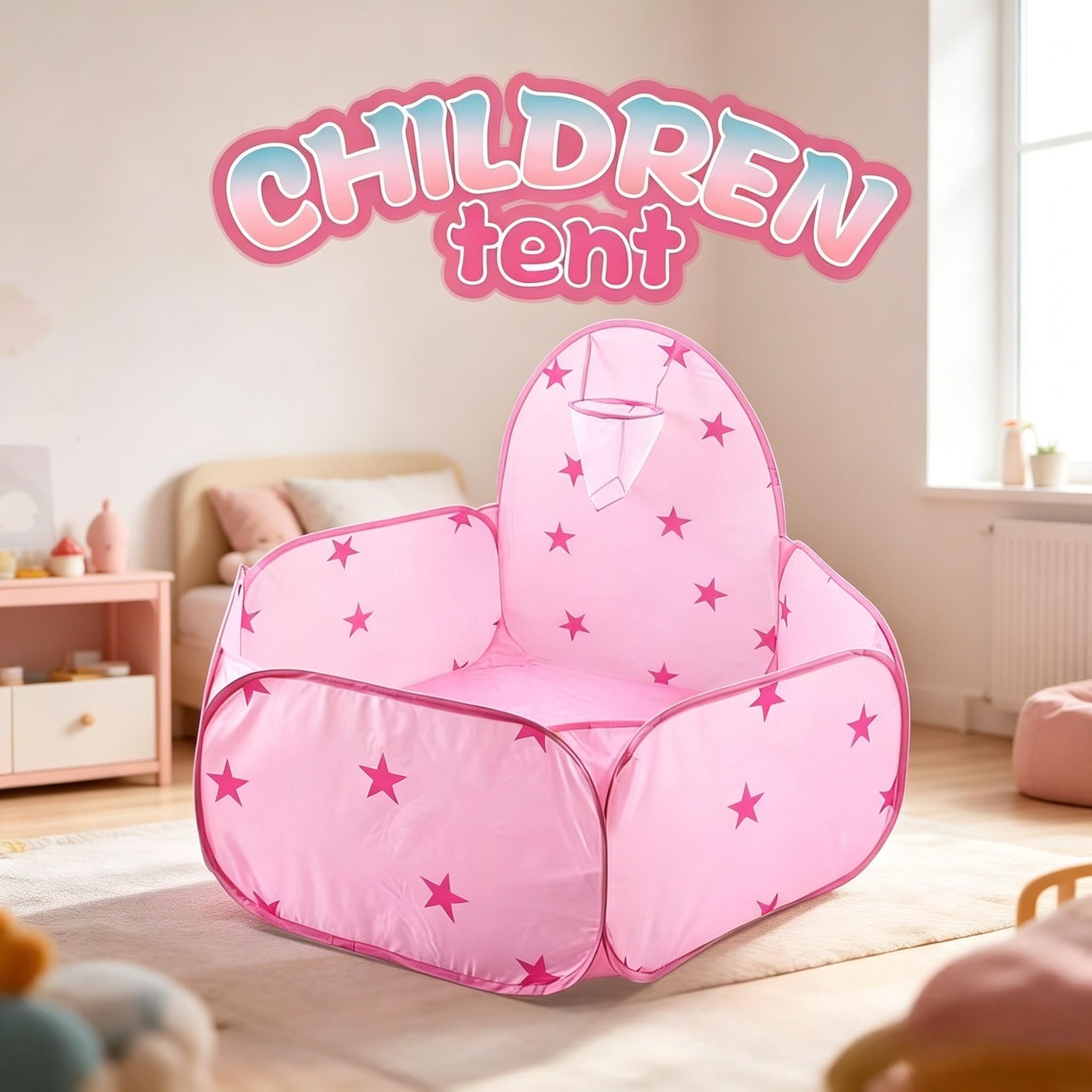 Kids Foldable Play Tent, Durable Ball Pit, Pop-Up Playpen, Ideal Birthday Christmas Halloween Thanksgiving Gift, No Accessories & Balls Not Included