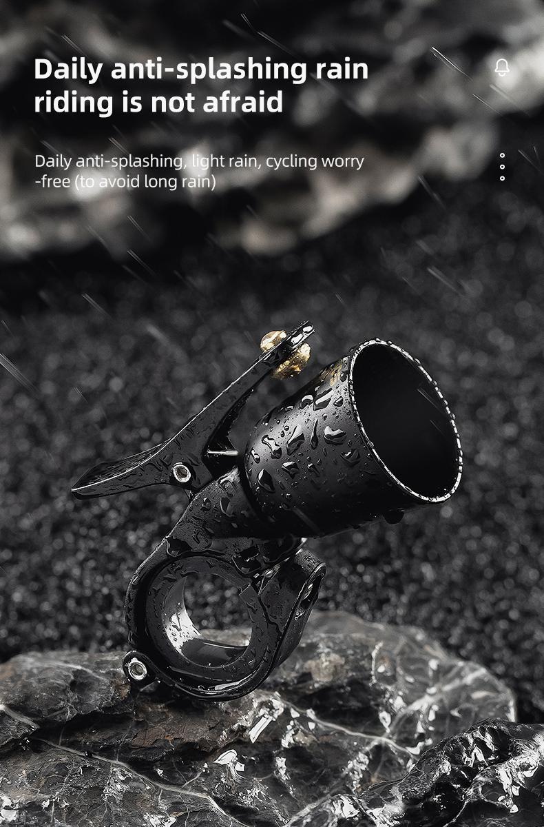 ROCKBROS Bike Bell Classic Bicycle Bell Mountain Bike Bells for Adults with Loud Sound and Fit for 0.87-1.25in/22.2-31.8mm Bicycle Handlebars