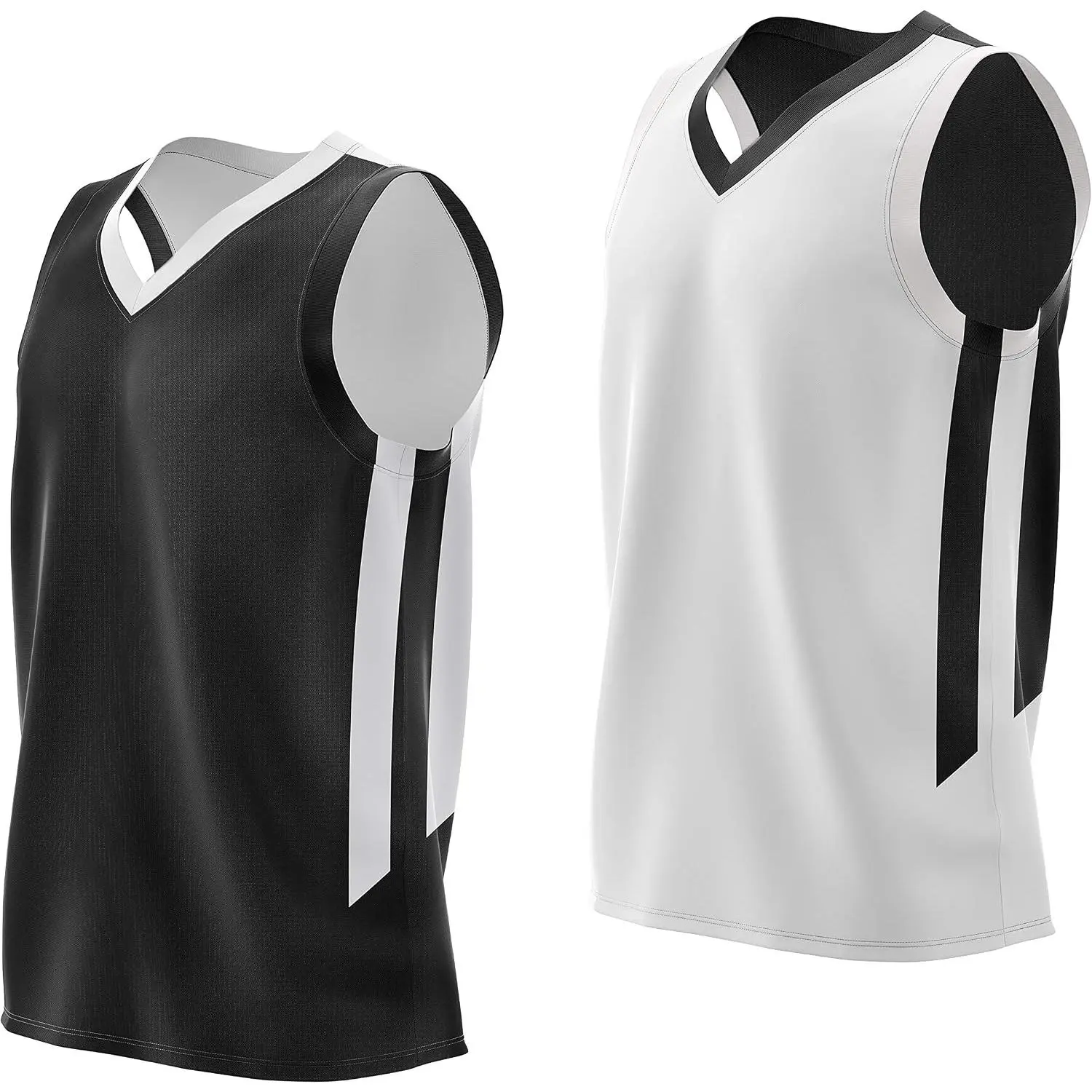 1 Piece Men's Reversible Custom Basketball Jersey