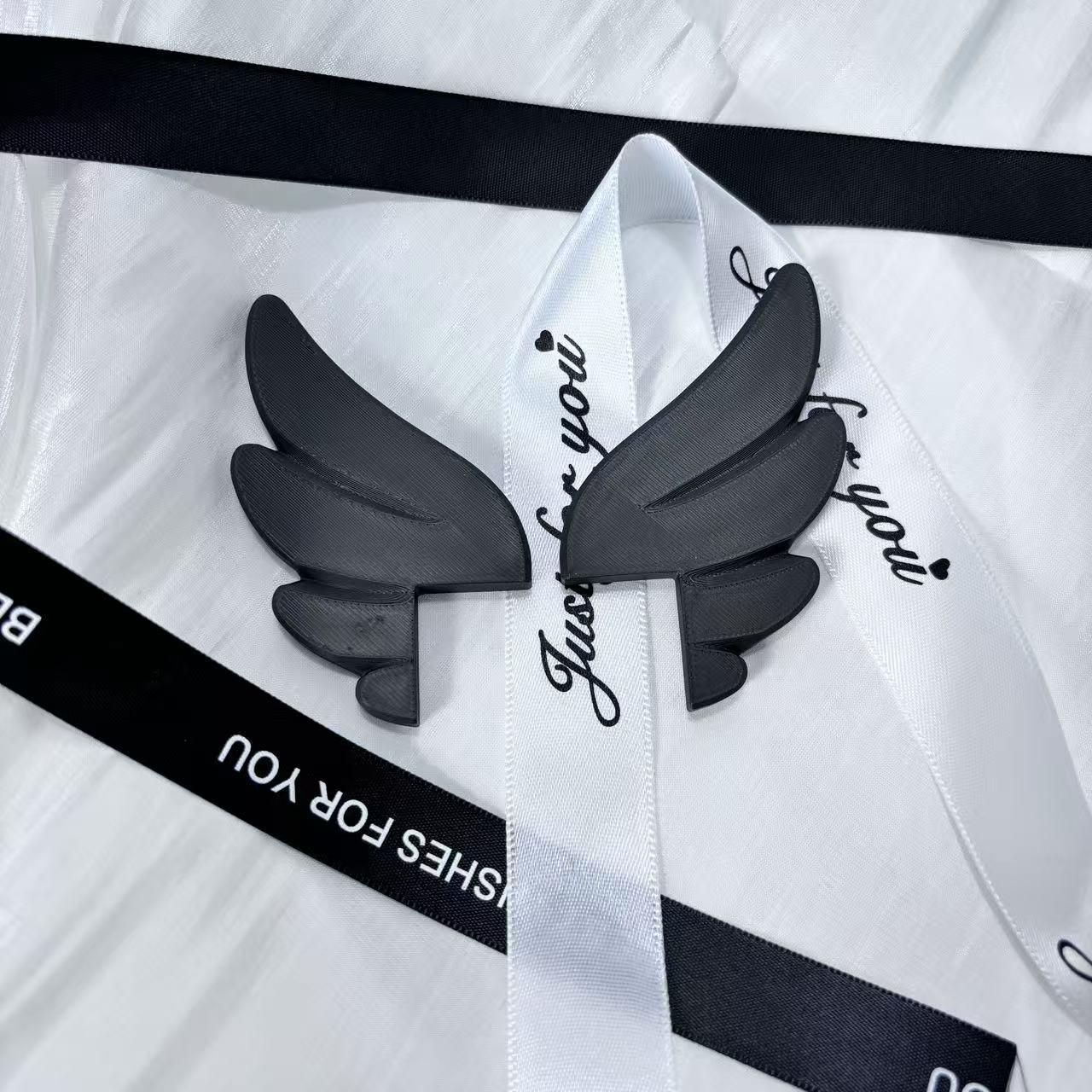 Angel Wings Screen Decoration for Monitor TV Car Display Aesthetic Desk Setup Cute Room Decor