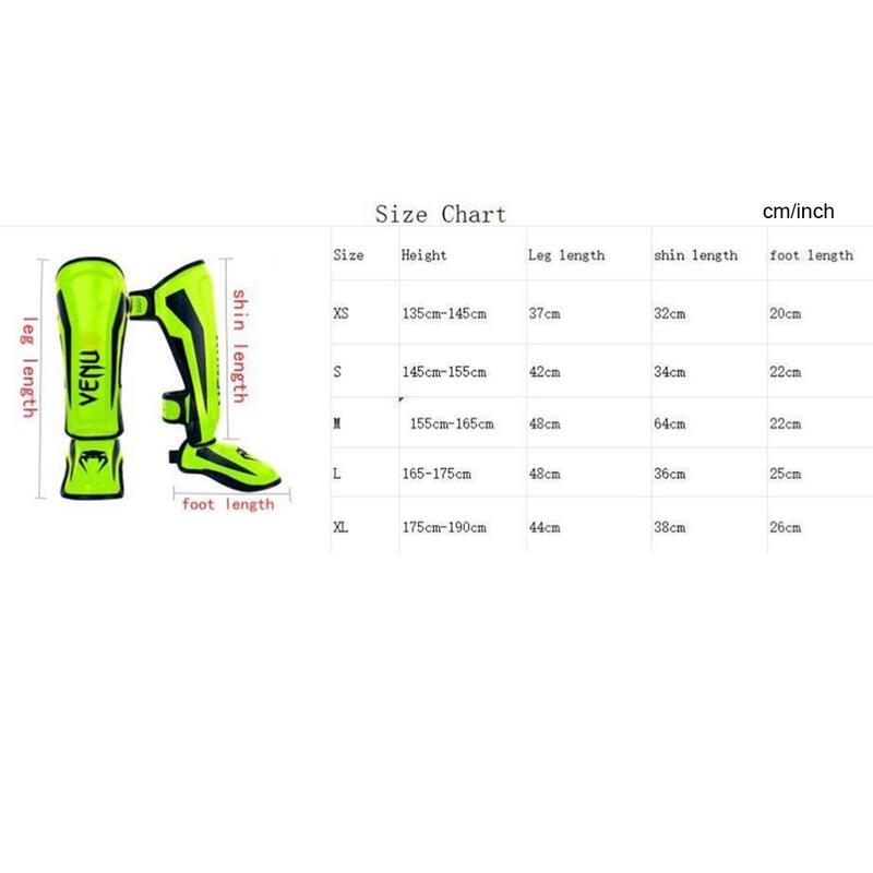Thick Boxing Leg Guards Full Size XS S M L Xl, Men Women Training Shin Instep Protector, Gym Martial Arts Taekwondo Muay Thai boxing shin guards, Boxing Equipment