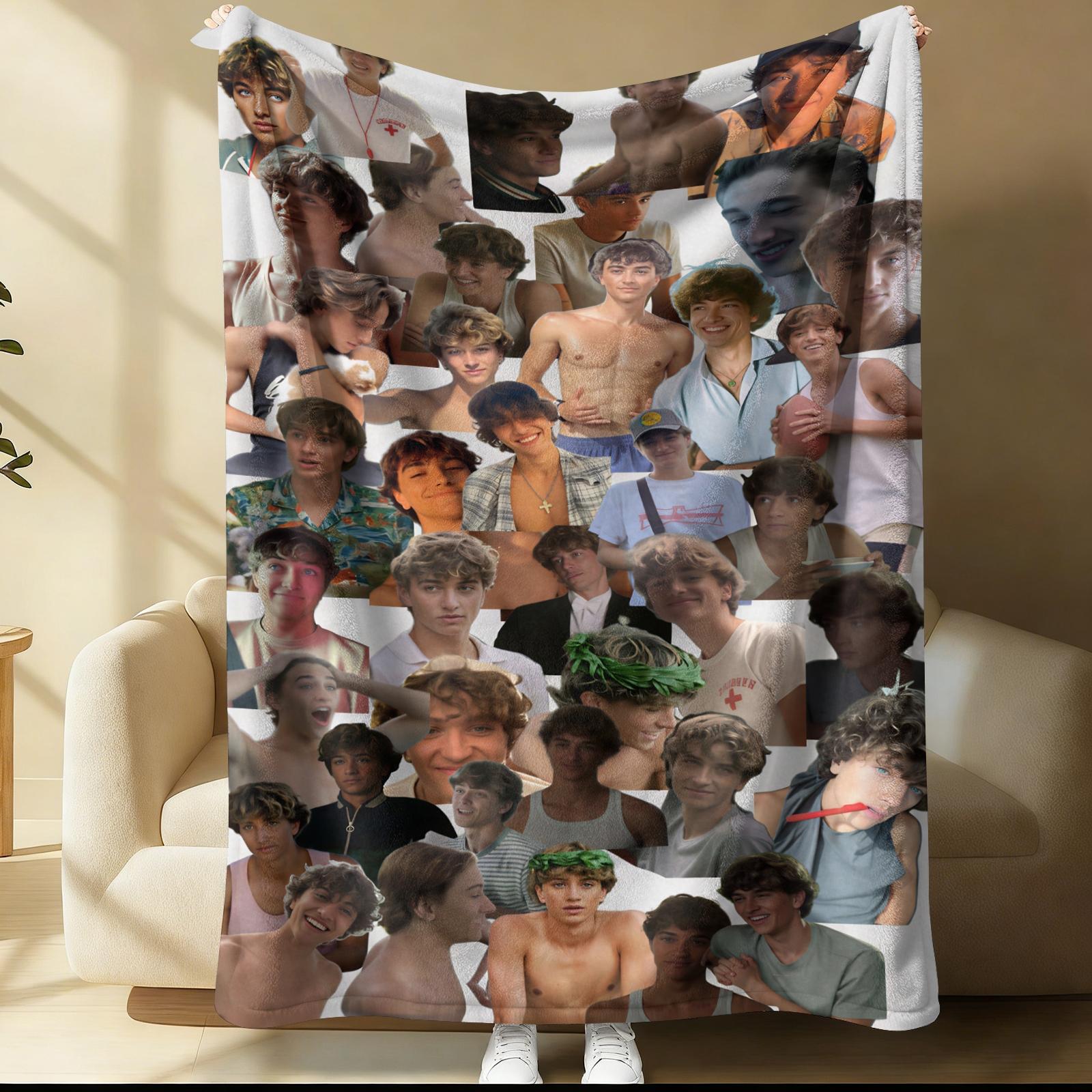 Malachi Barton Patterned Blanket, Everyday Holiday Birthday Gift For Kids And Adults, Soft, Warm And Lightweight Plush Blanket For Bed, Sofa, Car, Room Decoration