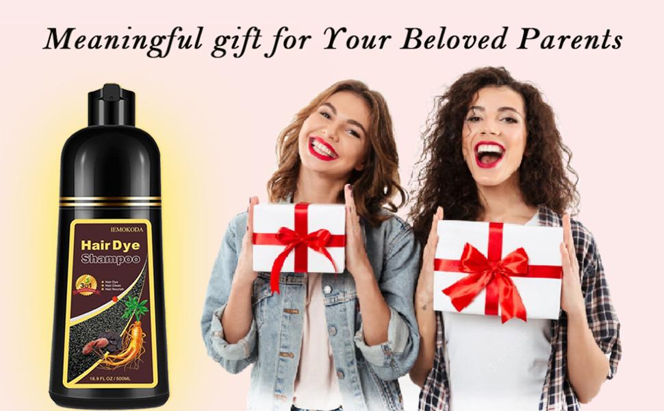 3-in-1 Hair Color Shampoo, 100% Covering Gray Hair-Herbal Ingredients, Long-Lasting Moisturizing Suitable for All Hair-Types, First Choice for Valentine's Day Gifts for Men and Vomen Haircare Black 3-in-1 Hair Color Shampoo, 100% Covering Gray Hair-Herbal Ingredients, Long-Lasting Moisturizing Suitable for All Hair-Types, First Choice for Valentine's Day Gifts for Men and Vomen Haircare Black