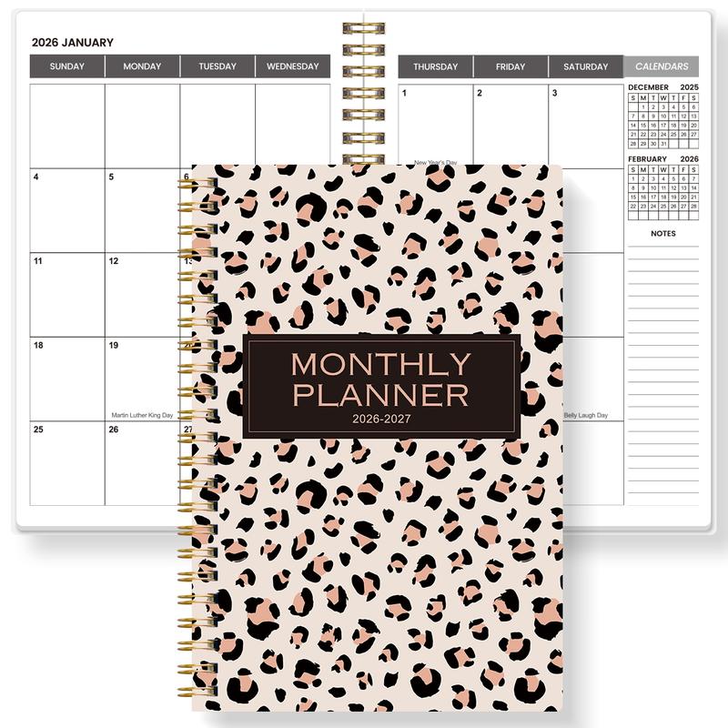 Jan 2026–Dec 2027 Monthly Planner, 24-Month College Planner and Weekly Agenda Notebook, Simplified To-Do Planner to Boost Productivity