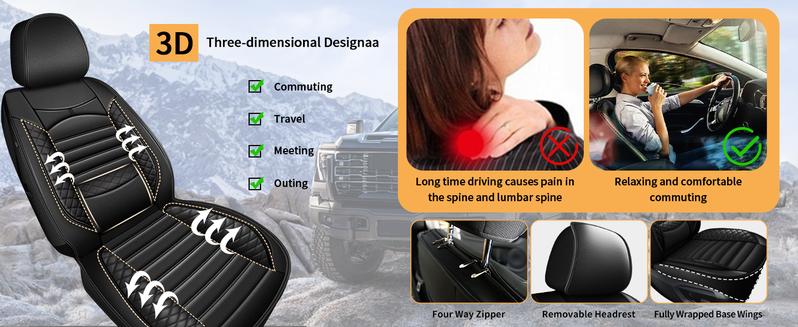 For Chevy Silverado/GMC Sierra 1500 2500/3500HD 2019 2020 2021 2022 2023 2024 2025 2026 Red Lines Custom Car 5-Seat Covers Full Set Waterproof Fuax Leather Full Coverage Front & Rear Full Set All inclusive Customed Car Cushions For Chevy Silverado/GMC Sierra 1500 2500/3500HD 2019 2020 2021 2022 2023 2024 2025 2026 Red Lines Custom Car 5-Seat Covers Full Set Waterproof Fuax Leather Full Coverage Front & Rear Full Set All inclusive Customed Car Cushions