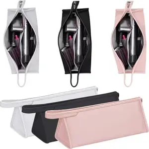 Portable Hair Dryer Storage Bag, Hair Dryer Travel Storage Bag, PU Leather Storage Bag Portable Travel Case Storage for Dyson