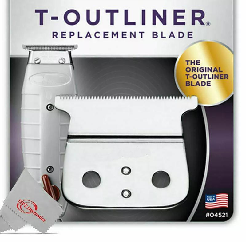 For Andis #04521 Close-cutting Replacement Shaver For T-Outliner Trimmer GTO/GO/SL & SLS Trimmers, Close & Sharp Cutting, Zero Gapped, Dependable & Long-Life Blade