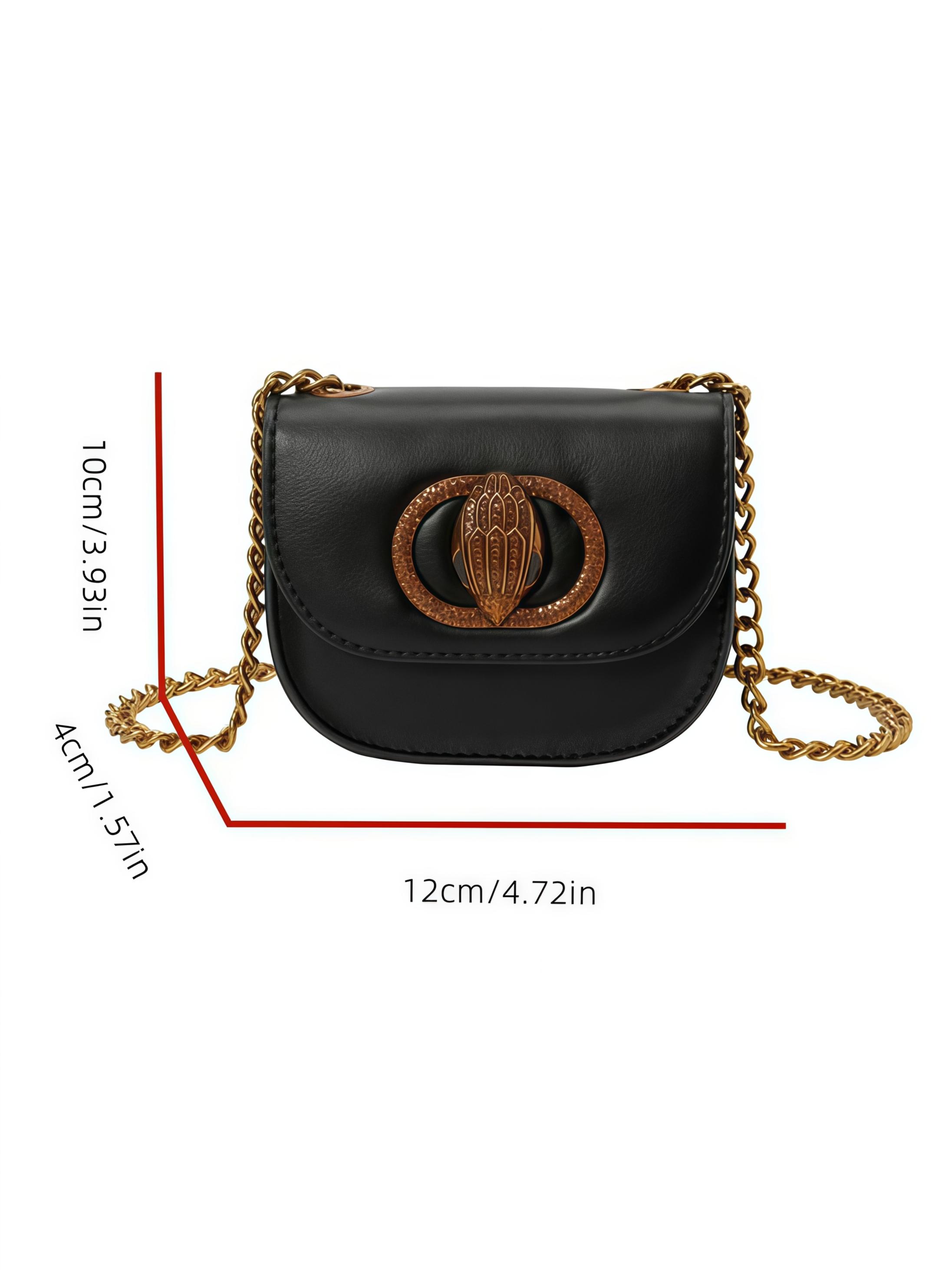 New Mini Diamond Saddle Bag for Women, Chic Chain Wallet, Fashionable Half Circle Crossbody Bag, Cute Portable Handbag for All Seasons