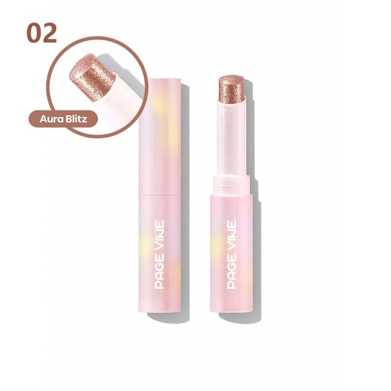 PAGE VINE Popular Water Gloss Jelly Highlight Eyeshadow Stick Super Shiny Multi-color Eyeshadow Highlight Stick
