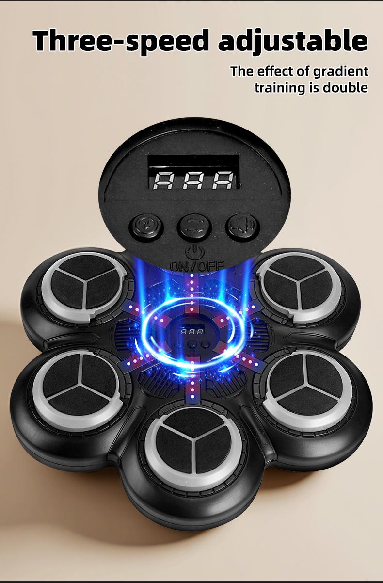 Bluetooth-compatible Punching Machine for Ages 3+, Hanging Reaction Sandbag Boxing Target, Bluetooth-compatible Music, Force Feedback, Home Gym Workout Gift, Smart Boxing Machine, Boxing Equipment