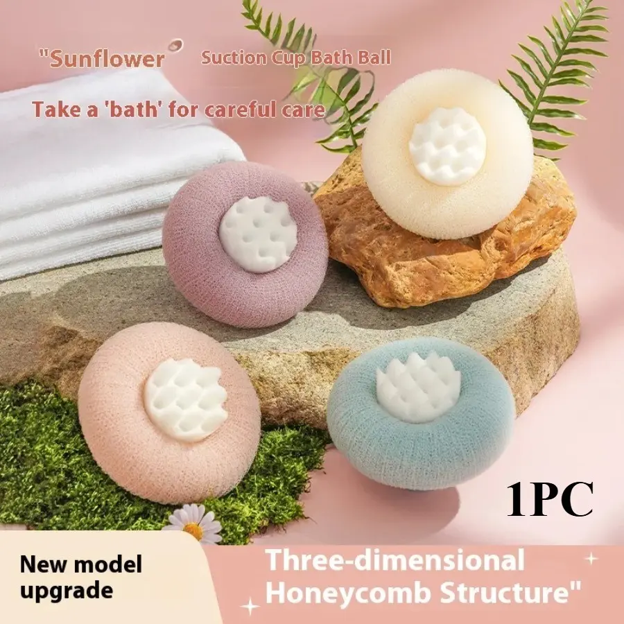 Vacuum Bath Ball Massage Spa Exfoliating Bubble Bath Ball, Skin Care Tool for Showering, Body Scrubber for Deep Cleansing, Bath Accessories