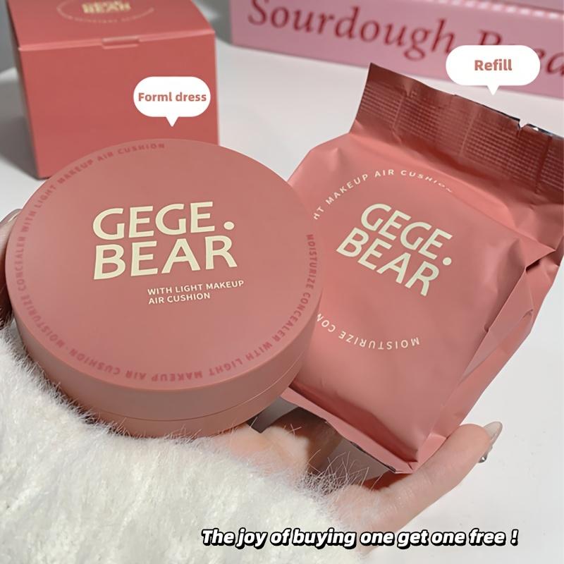 BB Cream Foundation - BB Foundation + Refill, for Use with A Powder Puff, Waterproof, Sweatproof, Oil-controlling, Moisturizing, Permanently Conceals Pores, Suitable As A Christmas or Valentine's Day Gift.