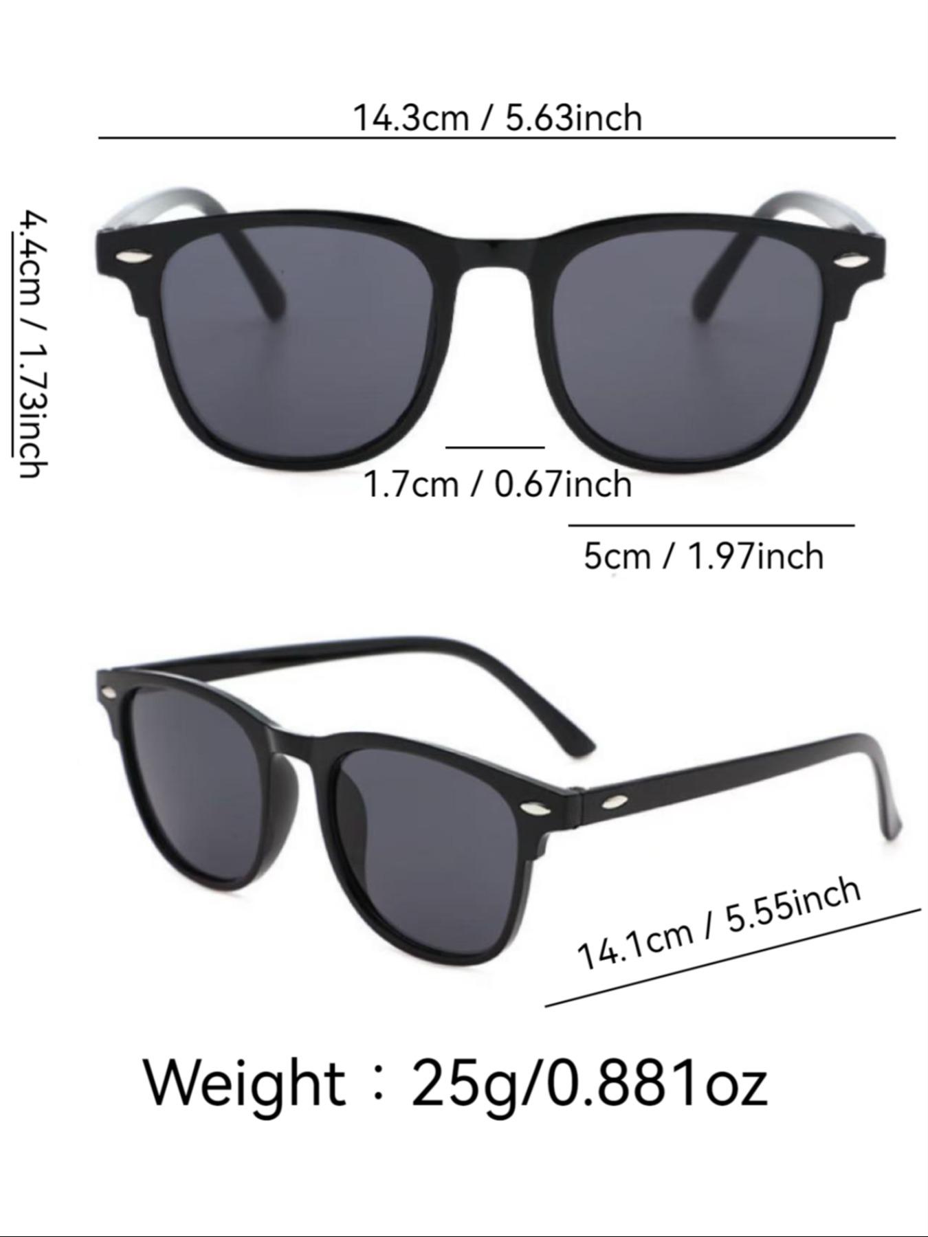 Vintage Lightweight Fashion Eyeglasses Set, Classic Fashion Glasses, Full Frame Design, Versatile Style, Suitable for Daily Commute, Home, Casual, Photography, Travel