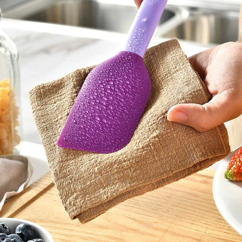 New Color Block Silicone Spatula, Butter Scrape Tool, Cake Smear Knife, Cream Scraper, Kitchen Baking Tools, Essential Bakery Equipment
