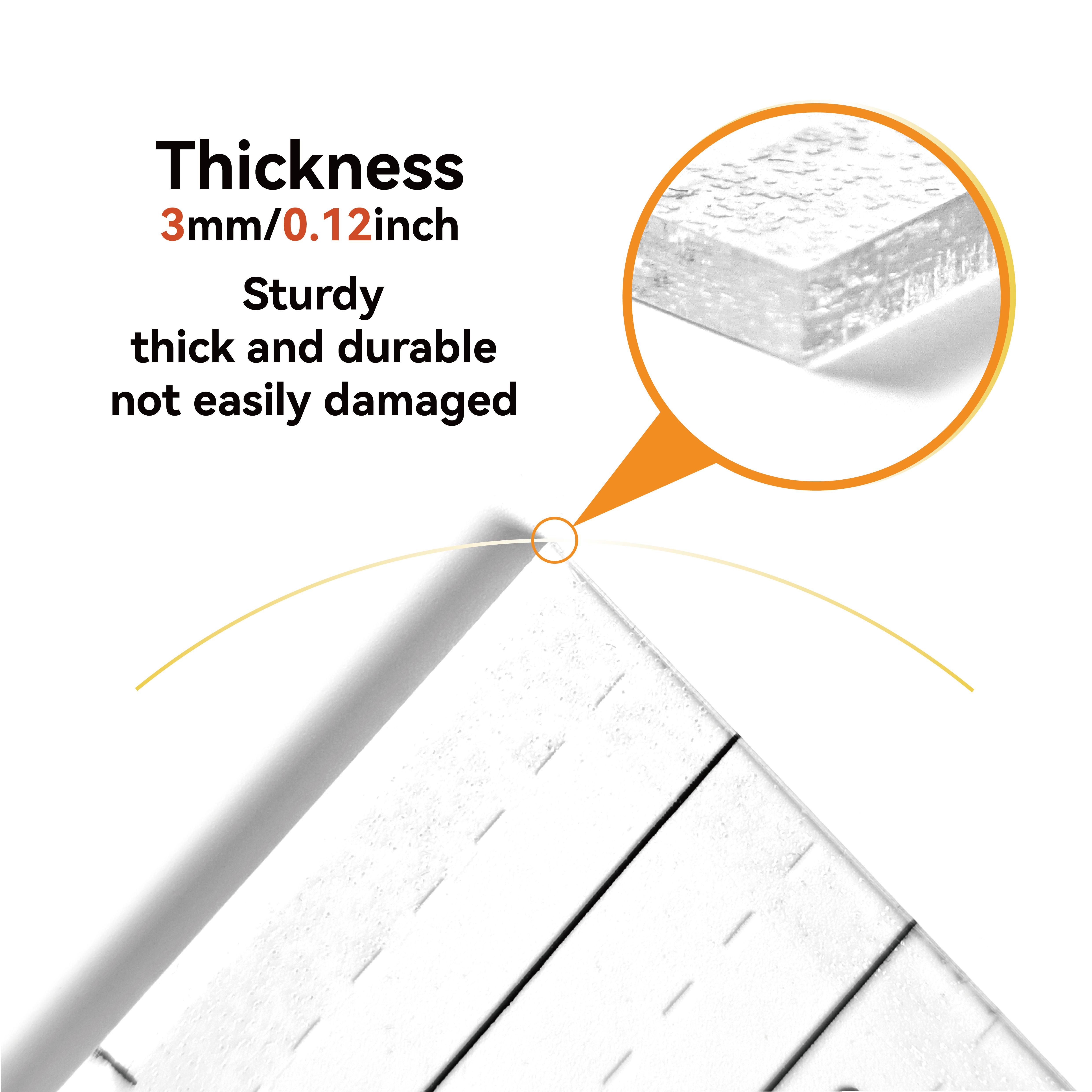 Triangle Quilting Tool, Sewing Ruler Cutting Guide, Precise Fabric Cutting, Suitable for Sewing and Patchwork Projects, DIY Crafts