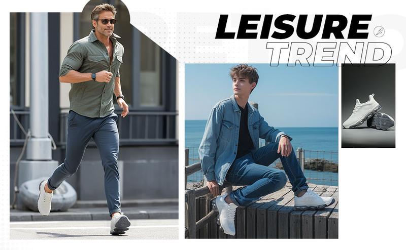 Mens Walking Shoes Lightweight Breathable Non Slip Air Running Shoes Workout Casual Comfortable Fashion Tennis Sneakers White