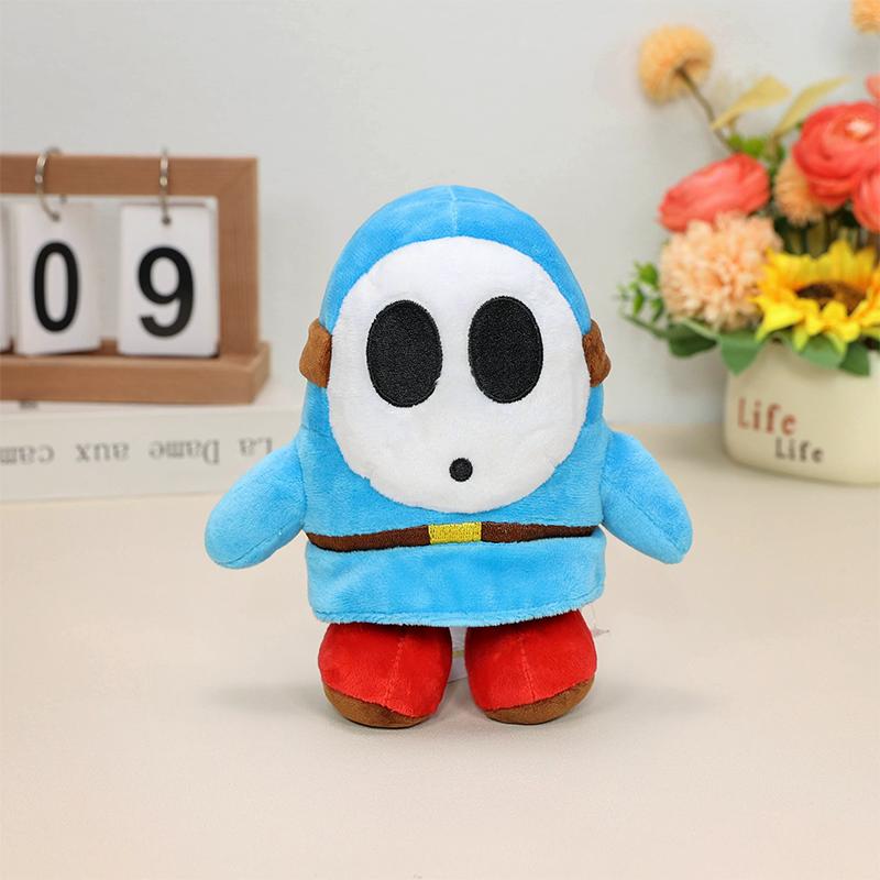 Cute Super Mario Bros Shy Guy Plush Colors Soft animal plush Stuffed Toys Doll Gift 6"
