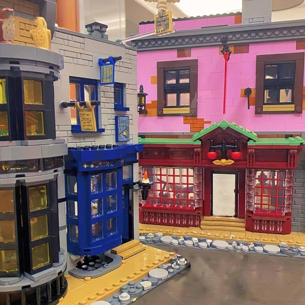Hogwarts Harry Diagon Alley Model Building Set, 5544 Pieces, Home Decor, Birthday Gift, Ages 8+, Compatible with 75978