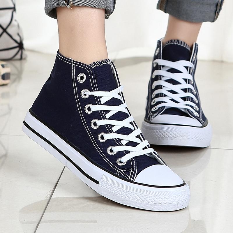 Unisex High Top Canvas Shoes, Classic Design, Versatile All-Season Footwear, Suitable for Various Occasions, Comfortable and Stylish