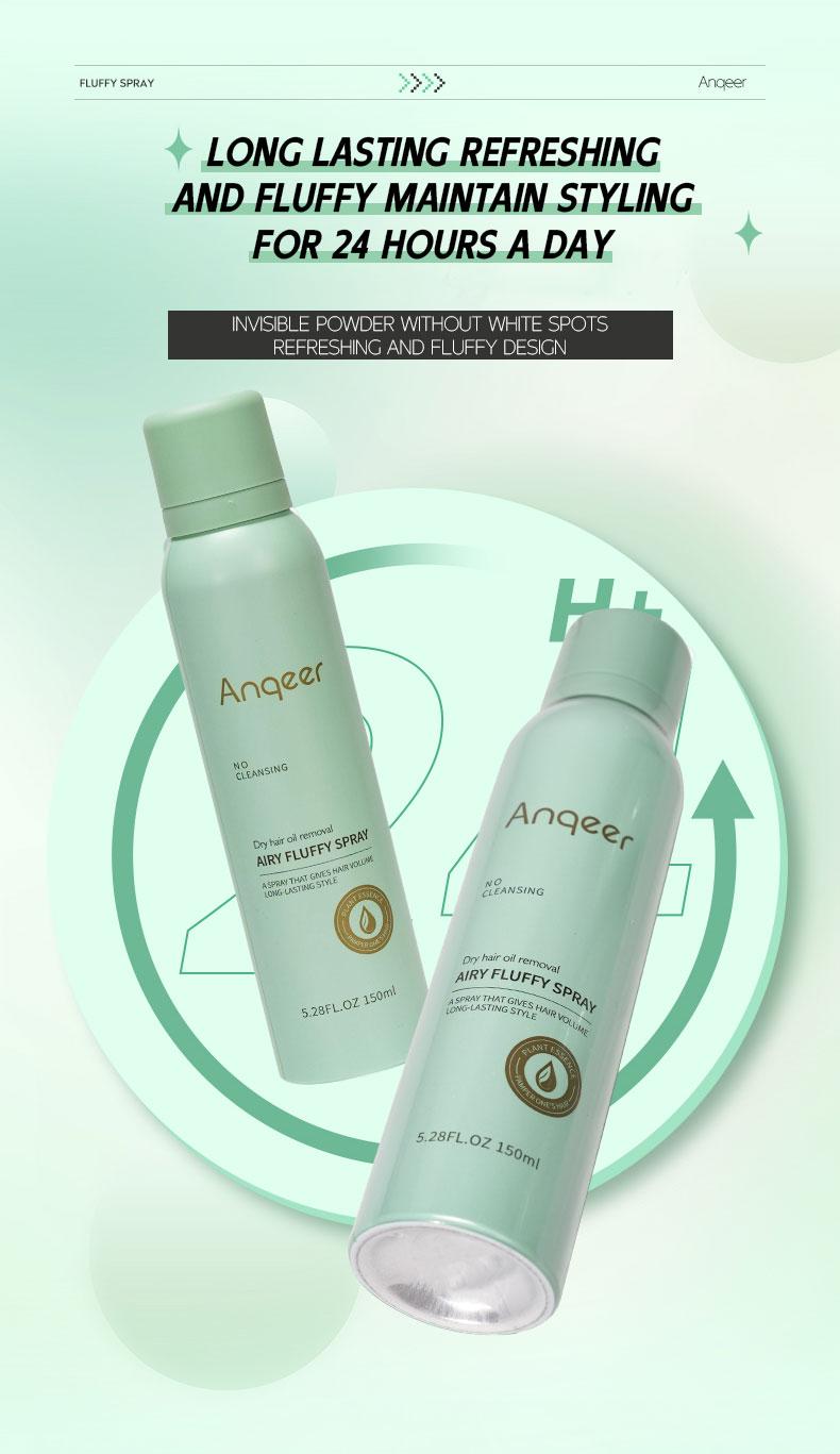 Anqeer 1 Instant Fresh Volumizing Invisible Dry Shampoo - Organic Cleansing Conditioner for Voluminous & Hydrated Hair, Absorbs Oils, Gentle Clarifying Shampoo(150ml) Anqeer 1 Instant Fresh Volumizing Invisible Dry Shampoo - Organic Cleansing Conditioner for Voluminous & Hydrated Hair, Absorbs Oils, Gentle Clarifying Shampoo(150ml)