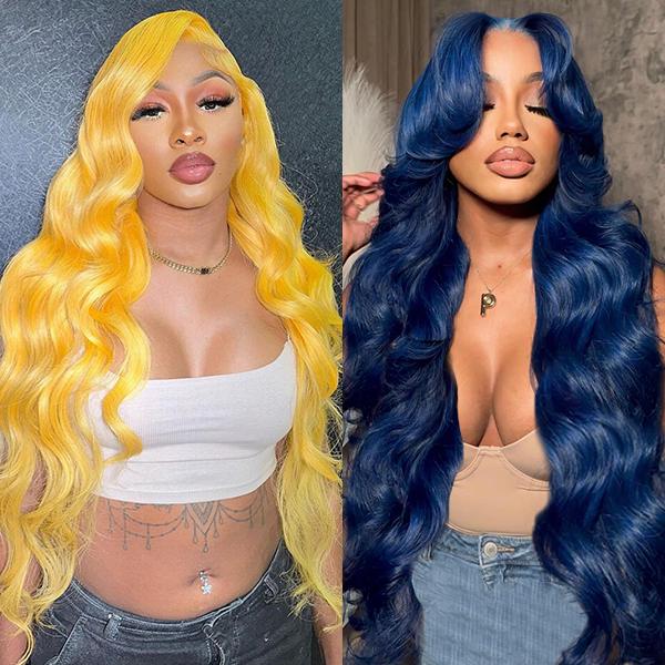 Yilike 99j Burgundy Lace Front Wigs Human Hair Red Burgundy Wig 180% Density 13x6 Body Wave Lace Front Wigs Pre Plucked Glueless Lace Front Wigs Human Hair for Women