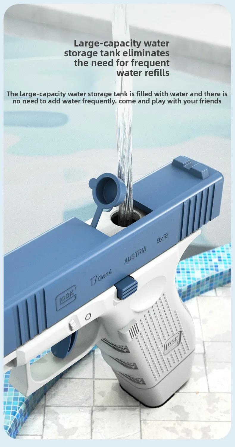 M1911 Water Gun Pistol Huge Capacity LeakProof Long Range Summer Blaster for Kids Adults Beach Pool Outdoor Water Fight Toy Game