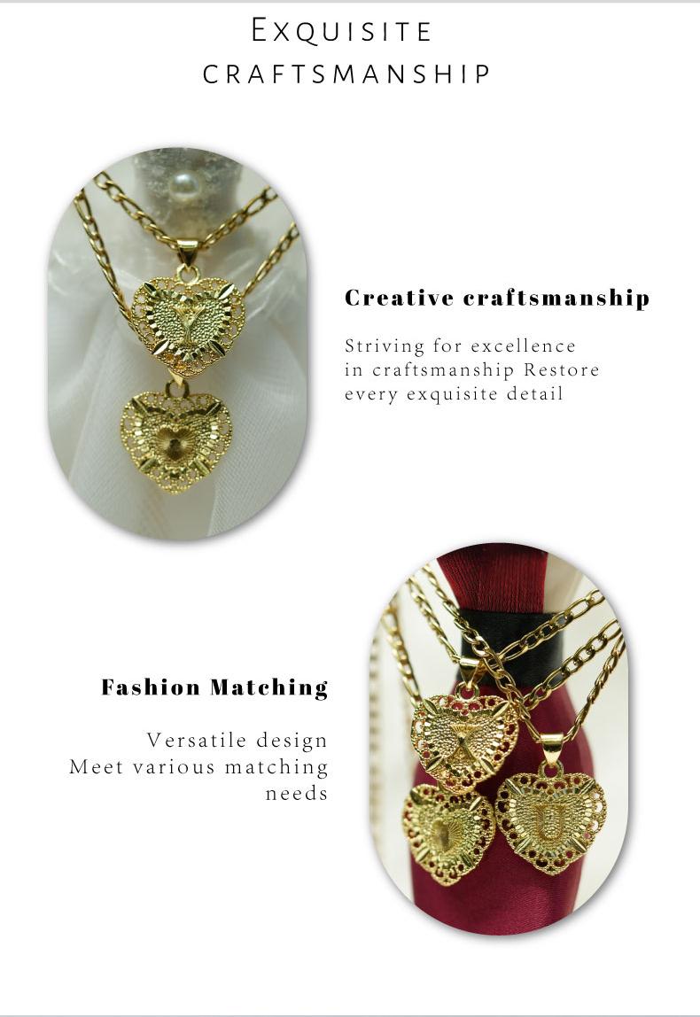 GGIRL 18K Gold Plated Heart initial letter necklace Fashion and simplicity Men and women Jewelry Fashion Jewelry Gift for Holiday Haul Christmas Birthdays Anniversaries