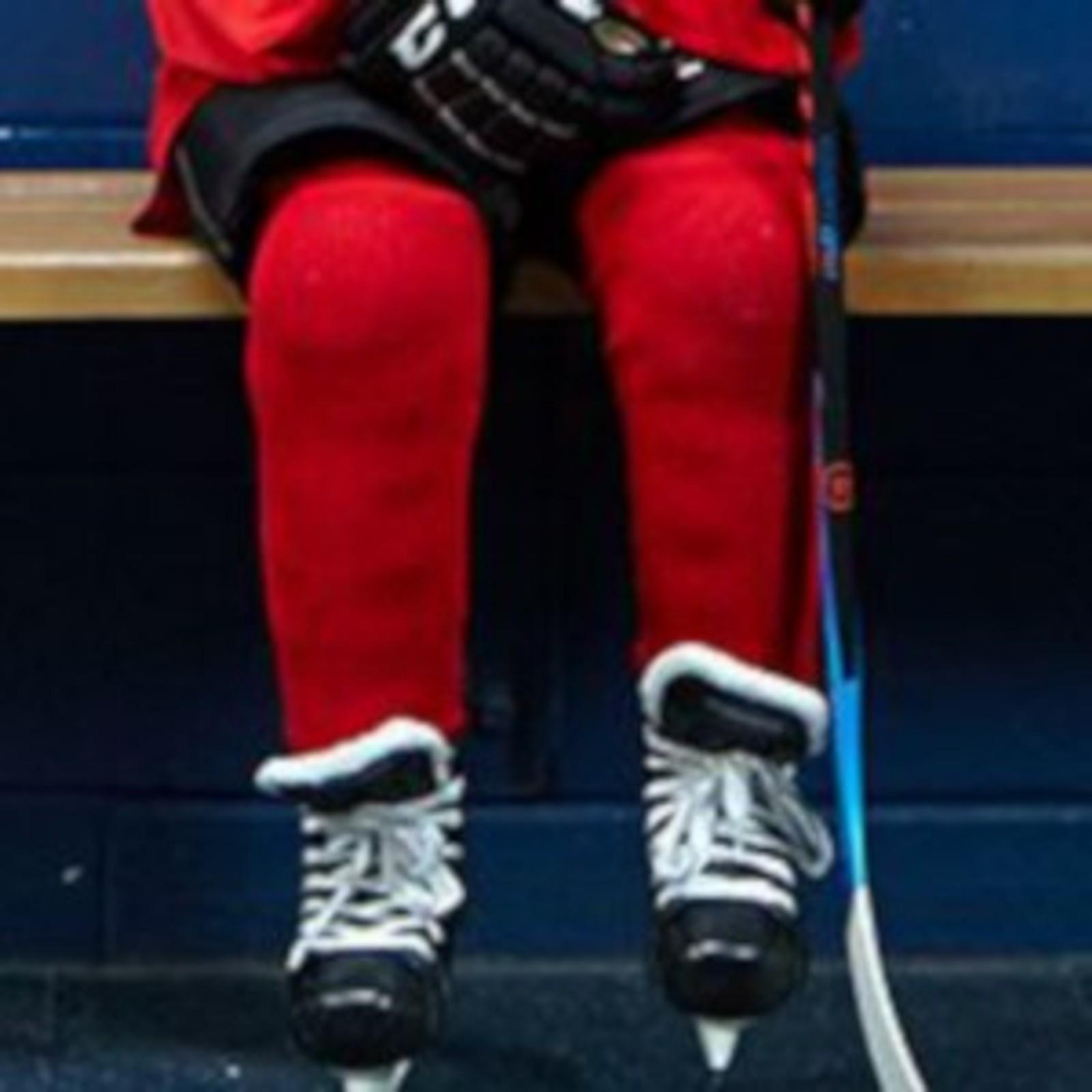 Rib Knit Ice Hockey Socks- Youth and Adult Sizes- Made in the USA