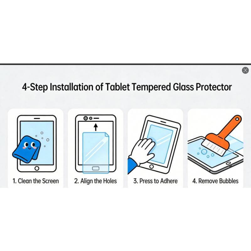 2-piece set suitable for A11+11inch A9+11inch tablet protective film, with a smooth touch. Automatic adsorption, transparent material restores clear visibility Tablet Protector Screen Protector