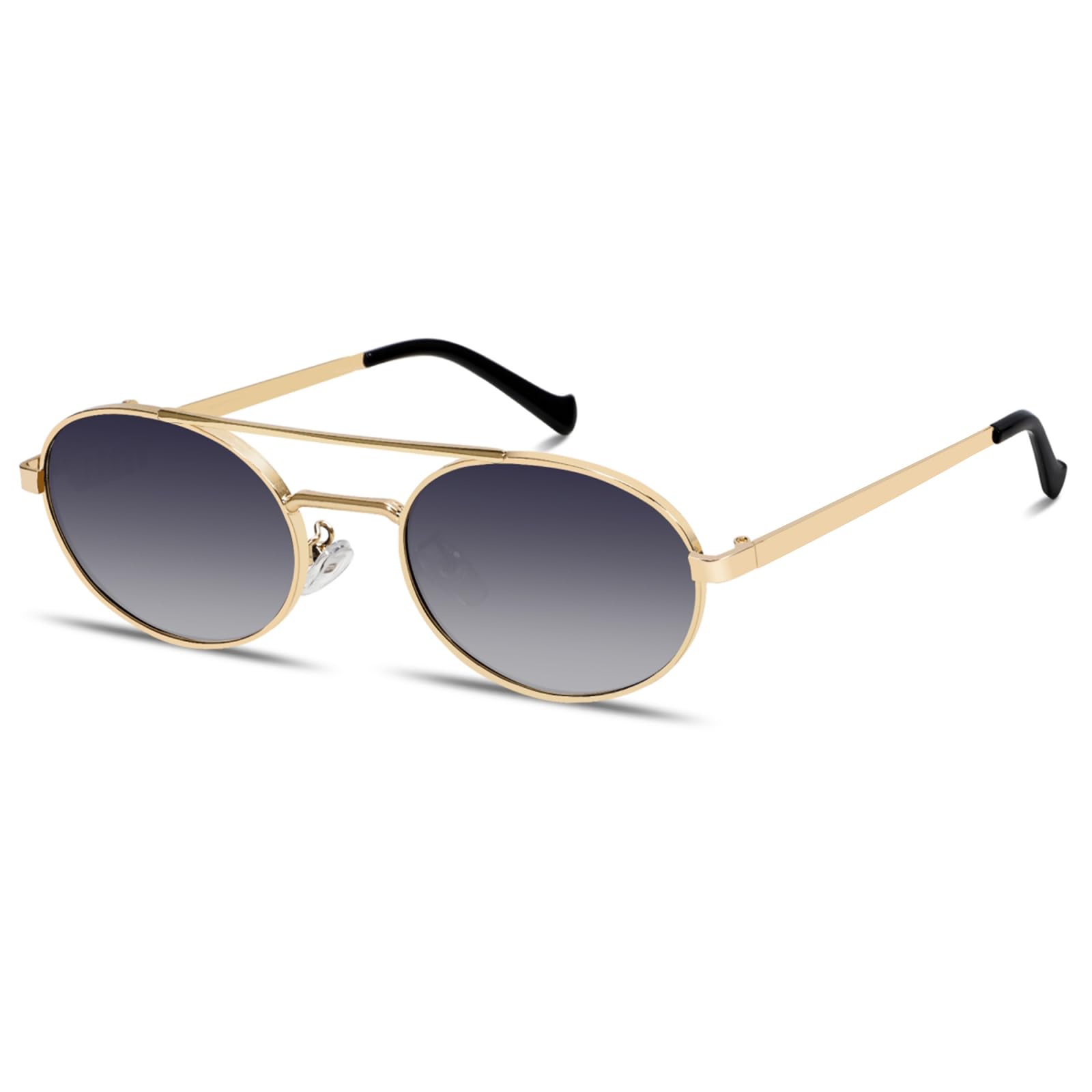 Retro Oval Metal Sunglasses for Women, 2025 Trendy Chic 
