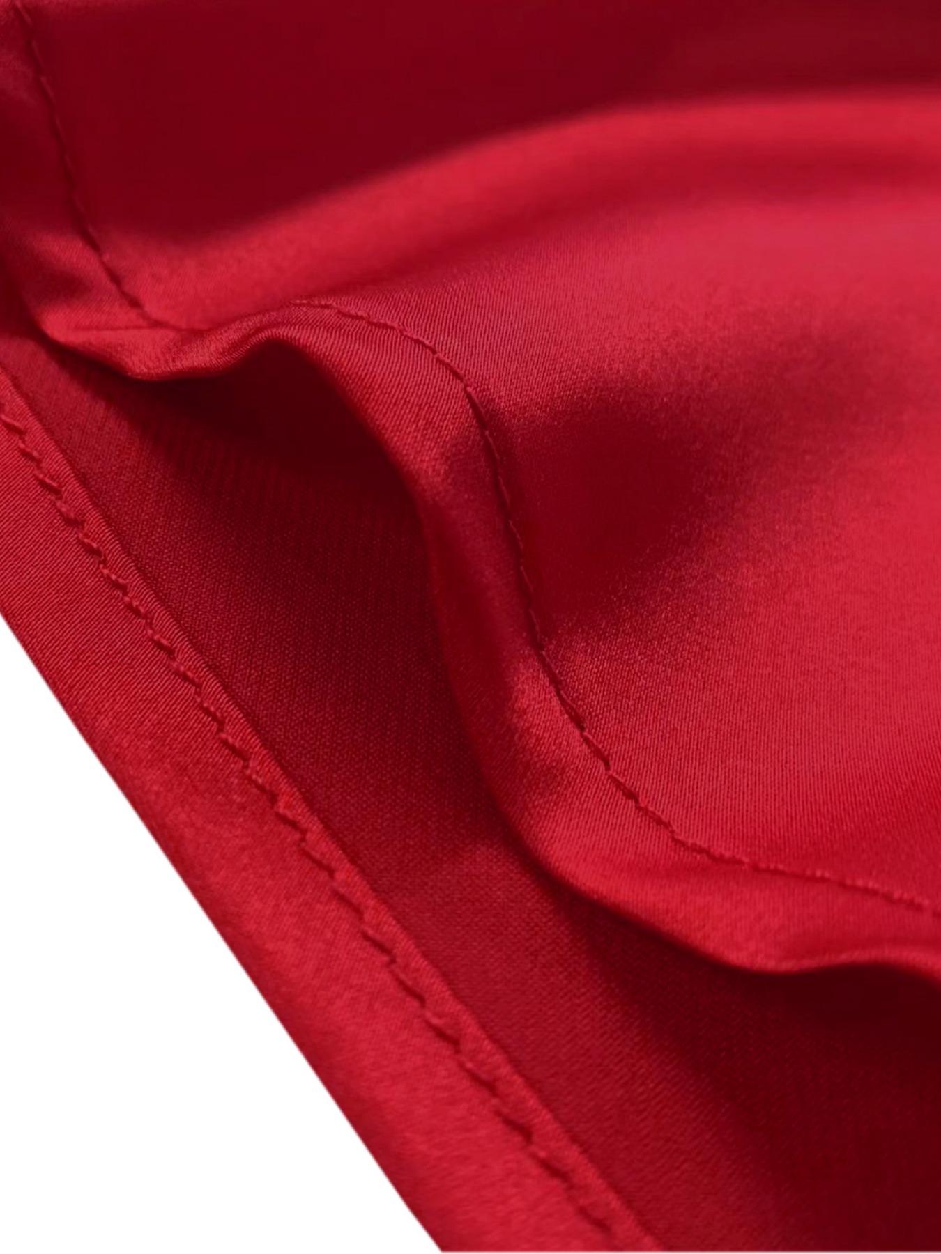 Women's Solid Color High Waist Casual Skirt, Elegant Fashion Zipper Design Knee Length Skirt for Daily Outdoor Wear, Ladies Clothes for Summer