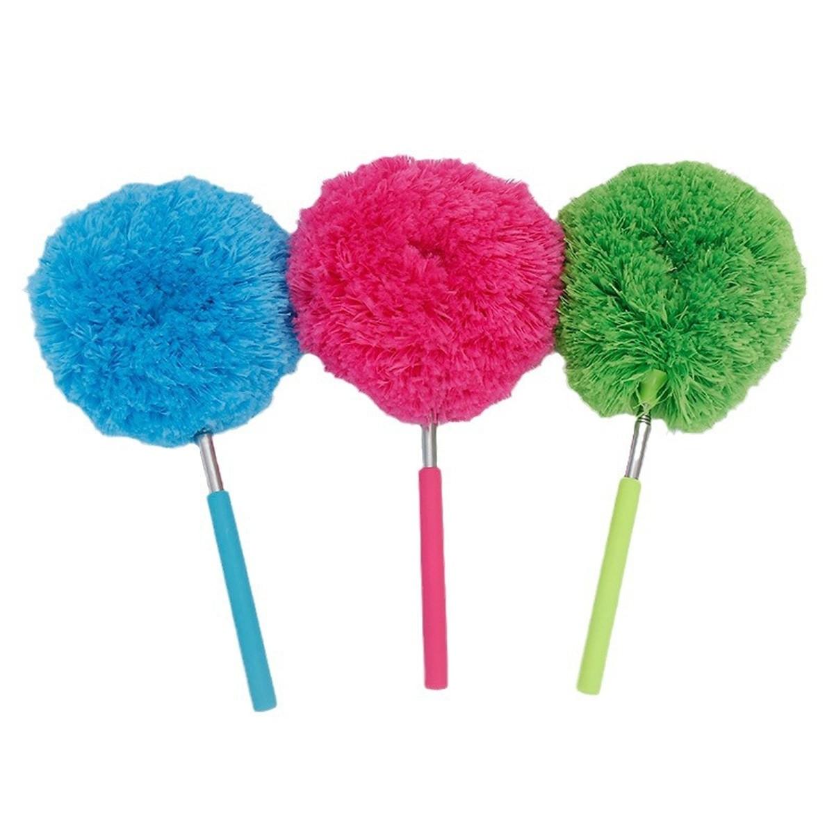 Expandable Dust Cleaning Brush with Extendable Handle, Multisurface Dusters, Compact Design for Home Office Car Interior, Lightweight Portable for Narrow Spaces