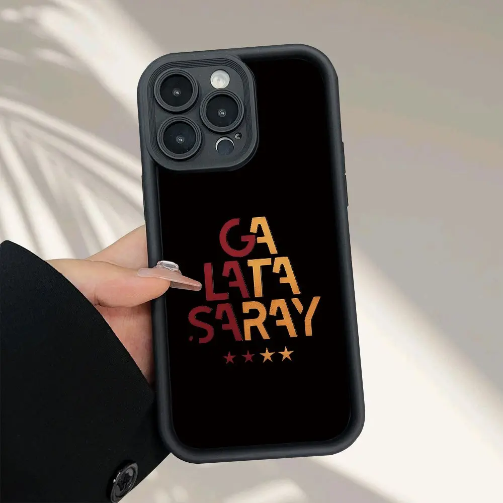 Phone Case - Galatasaray Text Design, Popular Personalized Creative Cartoon Patterns, New Eye-Catching Phone Case with a Ladder Design, Fun And Unique, Easy Yet Stylish, Compatible with iPhone 17 E Air 16 15 14 Pro Max Plus 13 12 Mini 11 X XS XR