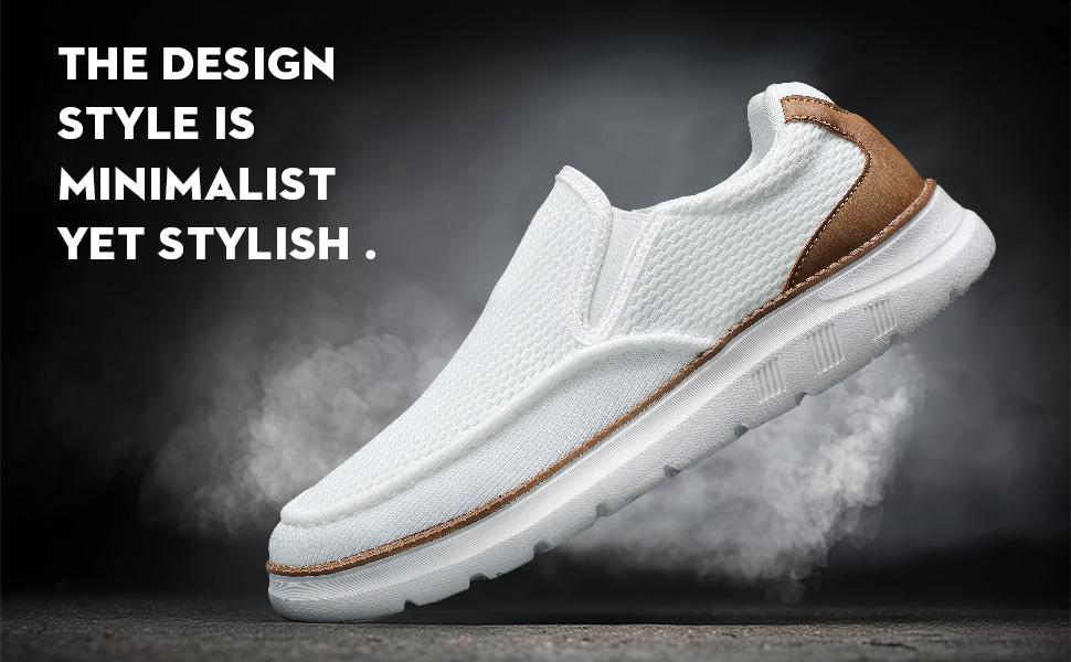 Men's Mesh Casual Sneakers Lightweight Breathable Dress Shoes Comfortable Walking Oxford Shoes Trainers for Men,Suitable for Daily & Work Wear