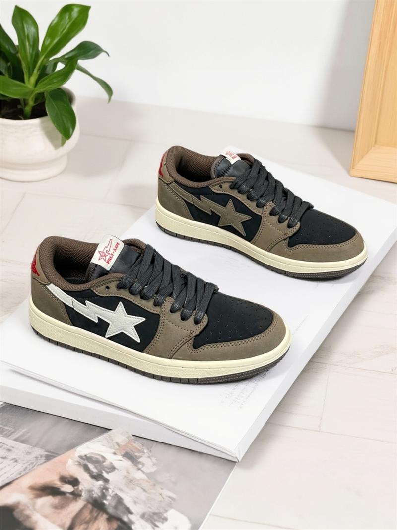 Unisex Flat Sole Skate Shoes, Outdoor Casual Shoes, Non-Slip Durable