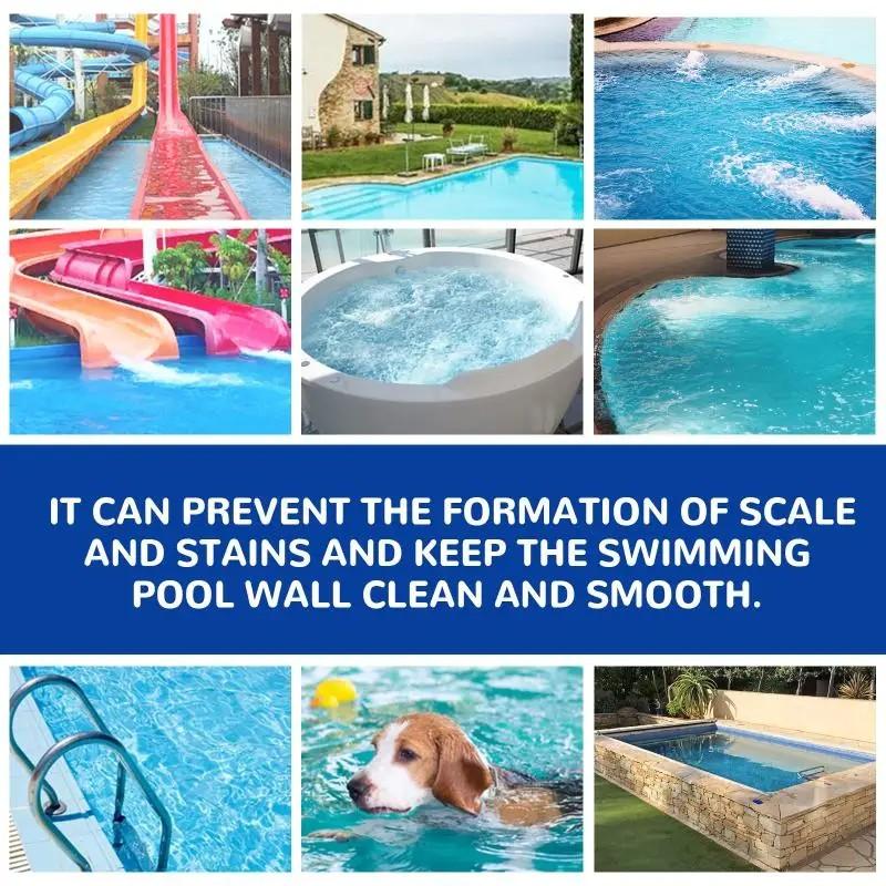 Pool Winterizing Cleaner, Fast Acting Water Clarifier, Flocculant, Prevents Turbidity, Odor Eliminator, Ideal for Family Pools, Pool Cleaner Tablets