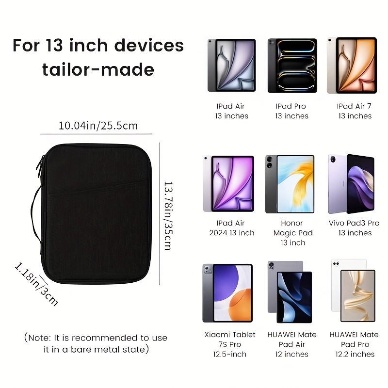 Vertical Polyester Laptop Case for Macbook Air/pro, Surface Series, Dell Xps, Hp Stream, with Pocket, Durable Protection