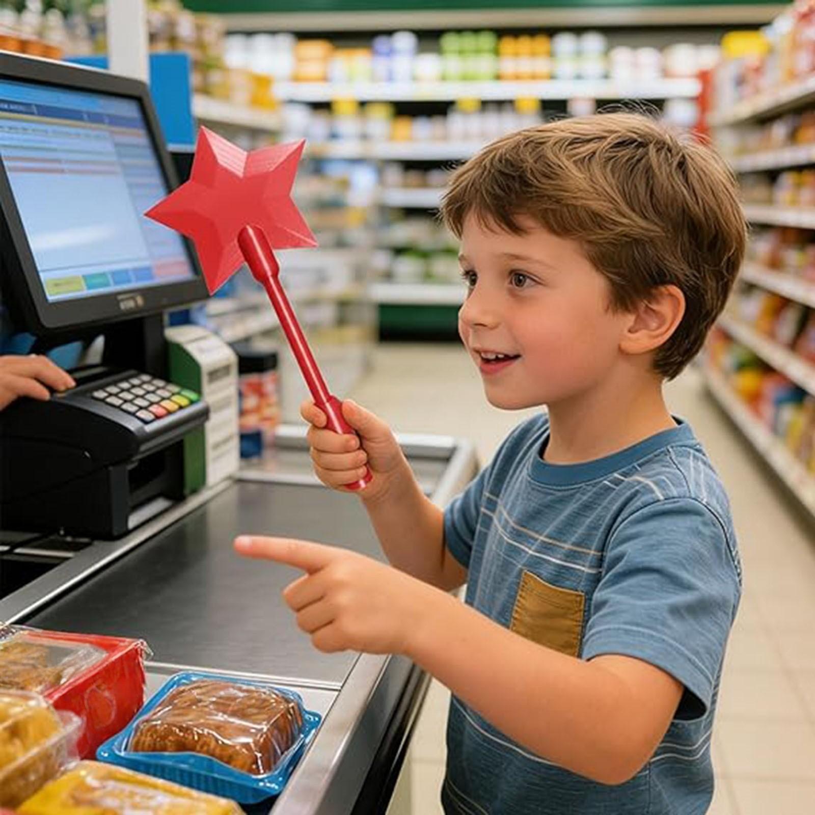 3D Printed Starlight Magic Wand Tap to Pay Accessory, Non-Contact Payment Card Holder, Stylish & Functional Design