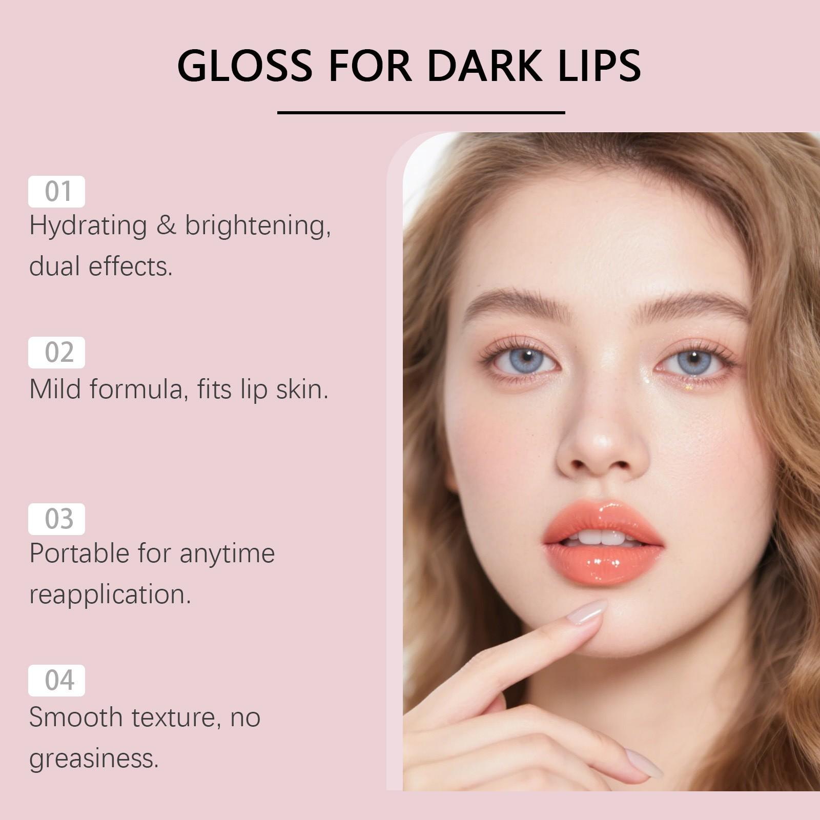 Moisturizing Lip Oil Essence (15g), Nourishing Hydrating Soft Lips, Brightening Lip Care, Smooth Moisturizing Lip Balm