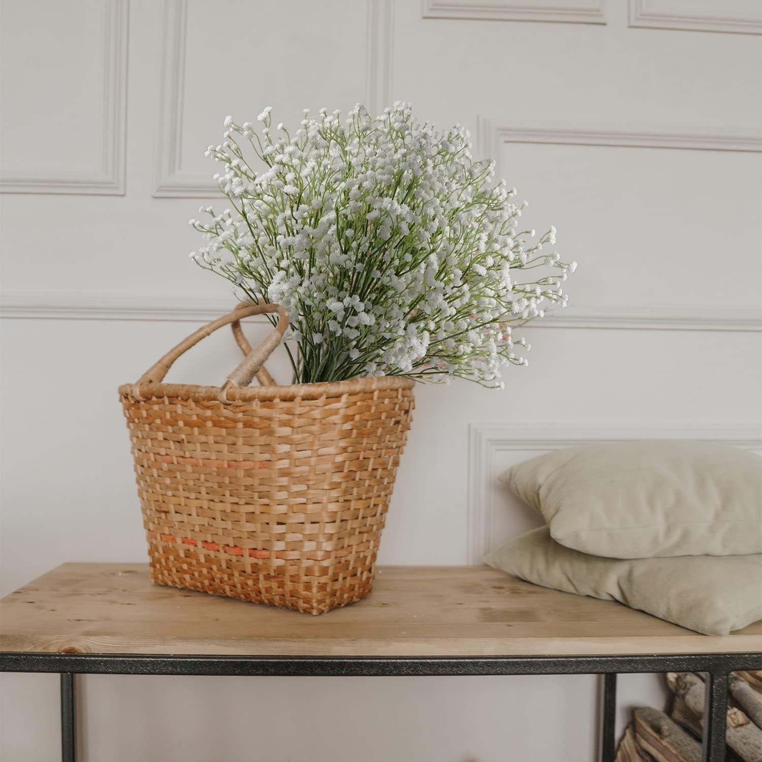 10 artificial flower bouquets with a diameter of 60cm/23.62inch in spring, with a simulated touch of starry sky, suitable for weddings and parties, DIY， Floral arrangement, furniture decoration