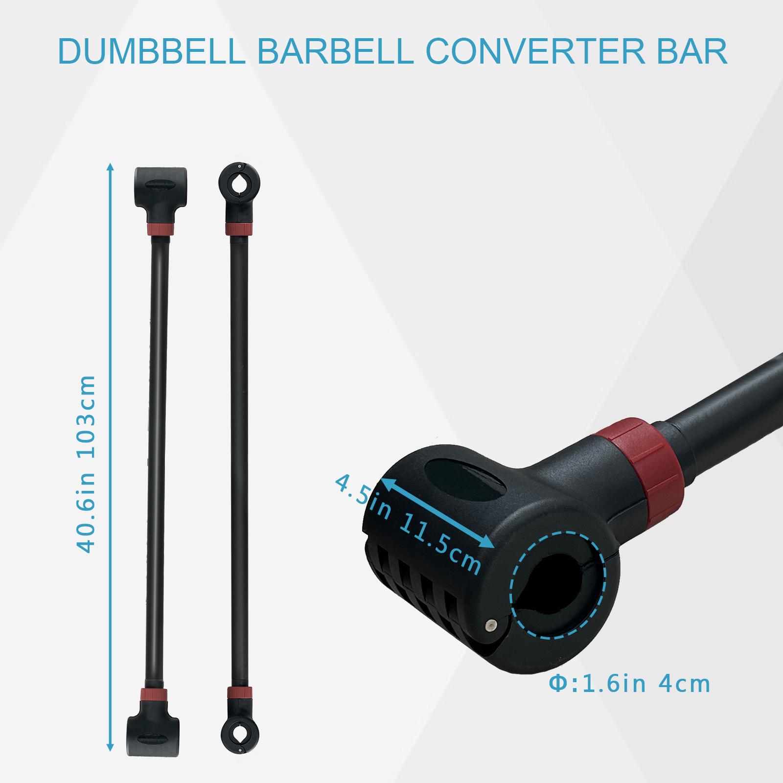 1PC Dumbbell Converter Bar - Home Gym Workout Exercise Equipment, Adjustable Dumbbells Weight Lifting Adapter, 200lbs Weight Capacity, Space-Saving, Easy-to-Use for Fitness Enthusiasts, Home Gym Equipment, Workout Equipment