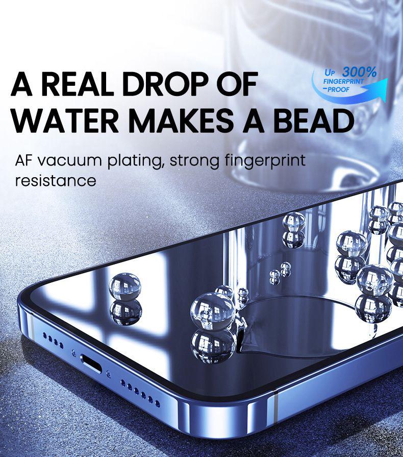 [2-pack] 360 ° privacy screen protector [Four sided privacy protection] Anti peeping tempered film, comprehensive protection, scratch resistant and durable, easy to install, suitable for iPhone 17 Pro Max/16/15/14/13