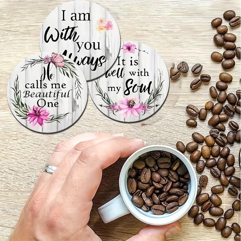 🍽️6 Pack Wooden Placemats & Coasters Set - Rustic Heat Resistant Table Mats for Dining Kitchen Farmhouse - Natural Wood Home Decor - Great Housewarming Gift for Home Lovers