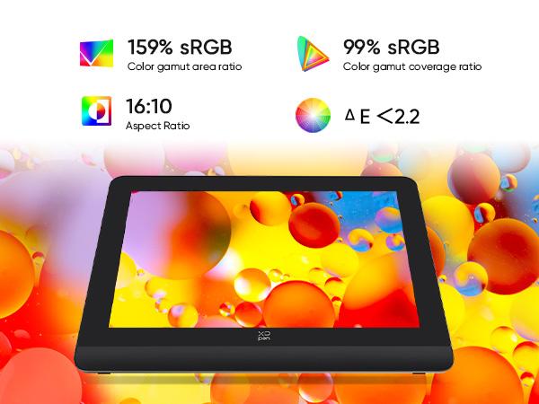 XPPen Artist Pro 16 Gen2 2.5K 16 inch QHD Drawing Tablet Full Laminated Anti-Glare Screen 16384 Pressure Levels X3 Pro Battery-Free Stylus 159% sRGB Tilt Graphic Drawing Tablet with Mini Keydial
