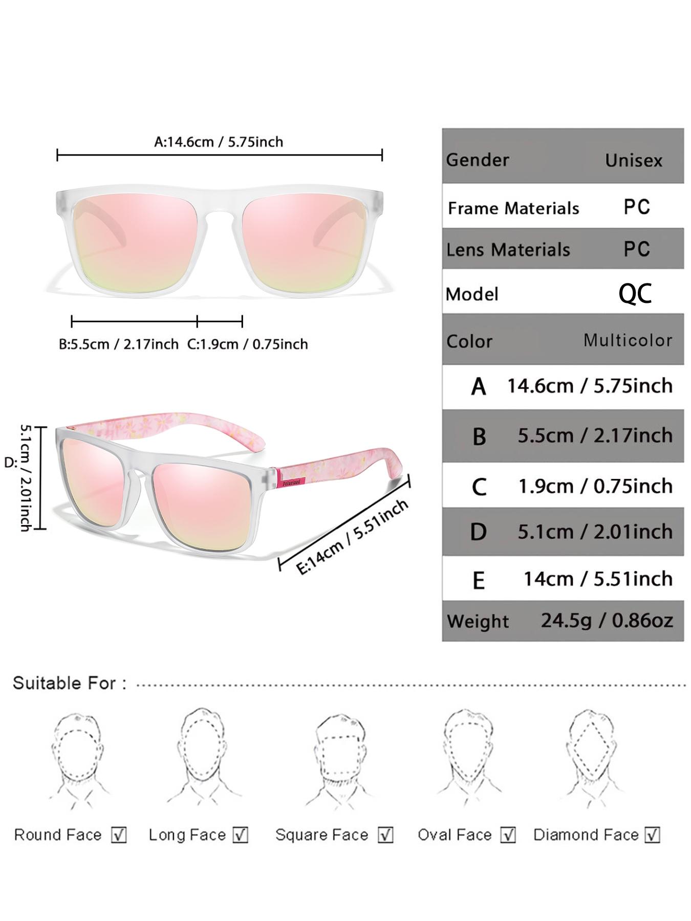 Classic Polarized Sunglasses with Case and Gift Packaging, Stylish UV Protection Eyewear, Vintage Square Frame for Daily Use, Perfect for Outdoor Activities, Great Gifts for Christmas, Valentine's Day, and Mother's Day, Trendy Vintage Sunglasses