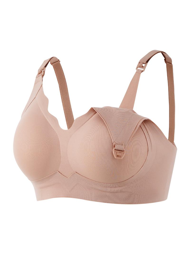 Women's Nursing Bra Set, Wireless Pregnancy Support Bras, Comfortable Seamless Design for Pregnant Mothers, Pregnancy Maternity Bra, 3 Piece Pack