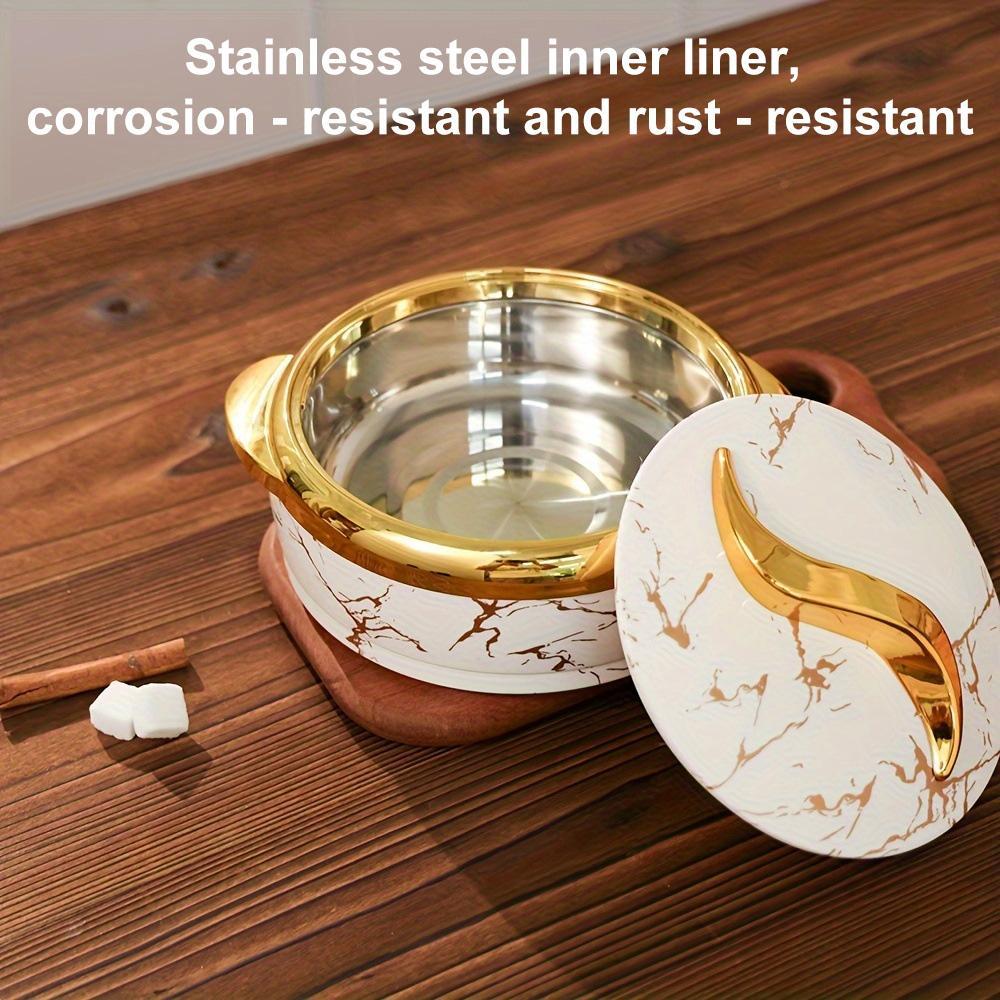 Luxury 3-Piece Thermal Casserole Dish Set with Lids, Insulated Stainless Steel Container for Hot & Cold Food#DealsForYouDays,home essentials