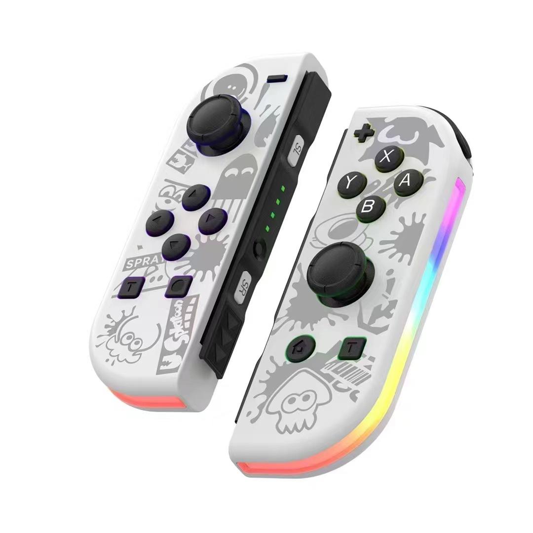 Wireless Controller for Game Handheld Controllers, Compatible with Switch Lite Oled, Dual Vibration Function, Cool Replacement Accessory